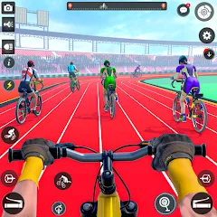 Скачать взломанную BMX Cycle Race 3d Cycle Games (гонка на велосипедах 3D игры на велосипеде)  [МОД Много монет]
