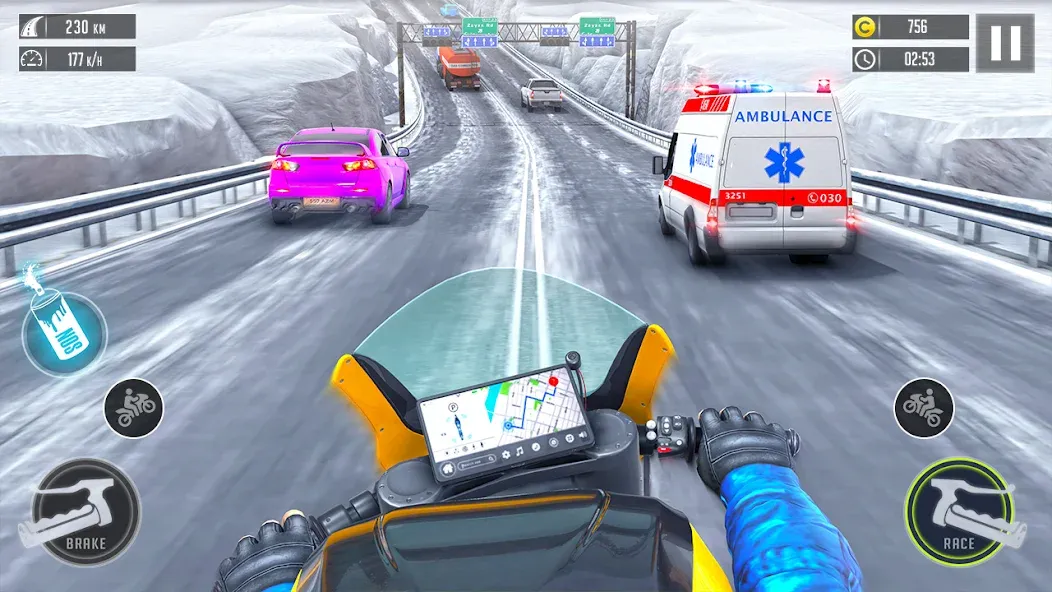 3d Bike Racing Bike Race Games [МОД Бесконечные монеты] Screenshot 4