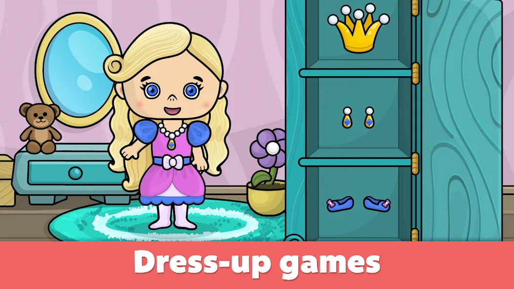 Bimi Boo Fun Kids Games [МОД Бесконечные деньги] Screenshot 1