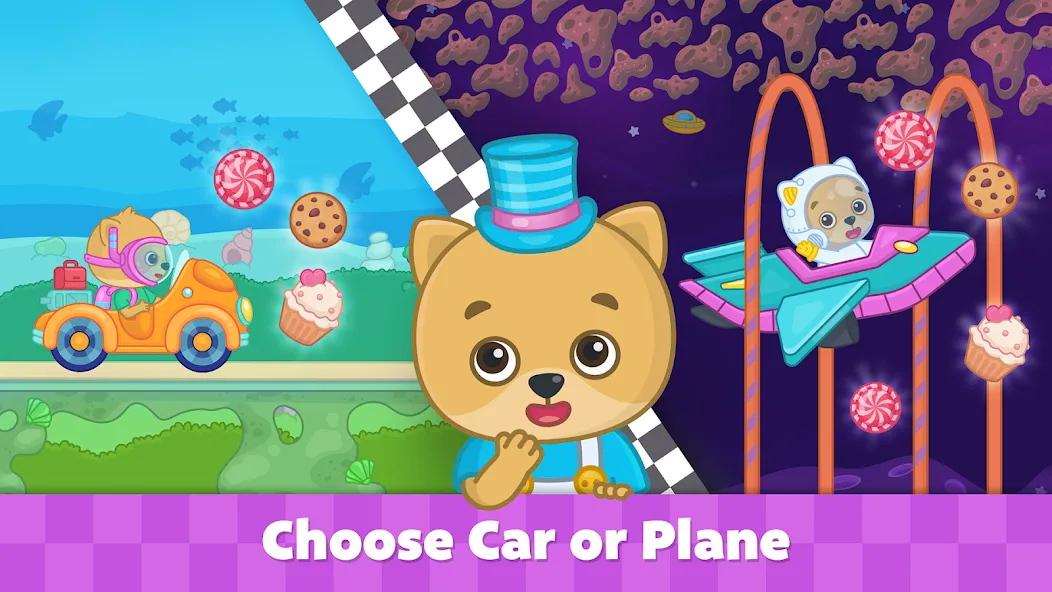 Bimi Boo Car Games for Kids [МОД Все открыто] Screenshot 3