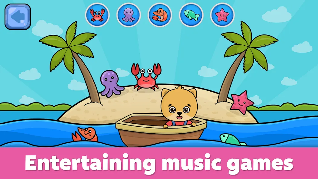 Baby Piano: Kids Music Games [МОД Бесконечные деньги] Screenshot 4