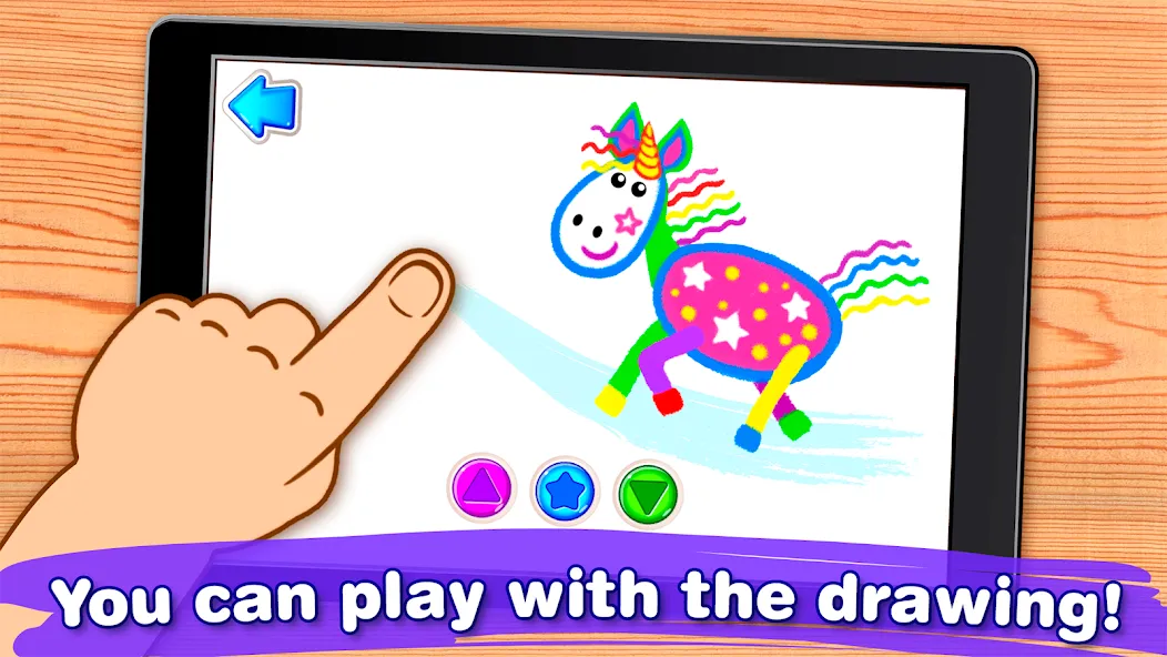 Bini Drawing for Kids Games (Бини) [МОД Много монет] Screenshot 5
