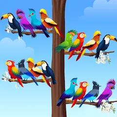 Скачать взломанную Bird Sort - Color Puzzle  [МОД Много денег]