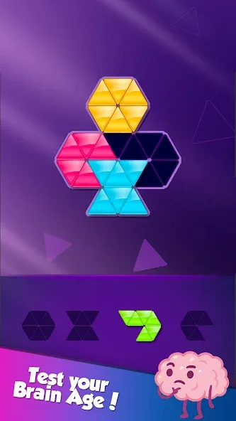 Block! Triangle Puzzle:Tangram [МОД Все открыто] Screenshot 5
