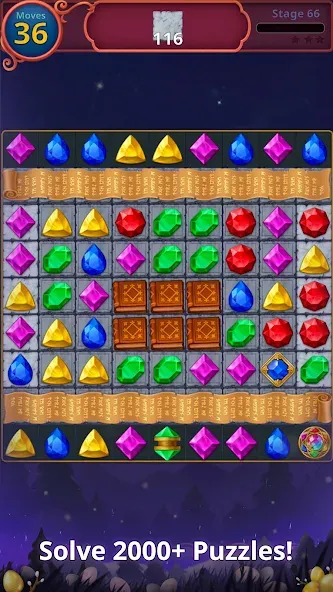 Jewels Magic: Mystery Match3 (Джуэлс Мэджик) [МОД Меню] Screenshot 4