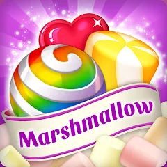 Скачать взломанную Lollipop & Marshmallow Match3  [МОД Бесконечные монеты]