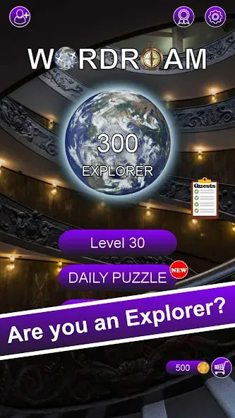Word Roam - Word Of Wonders (Уорд Роум) [МОД Много монет] Screenshot 1