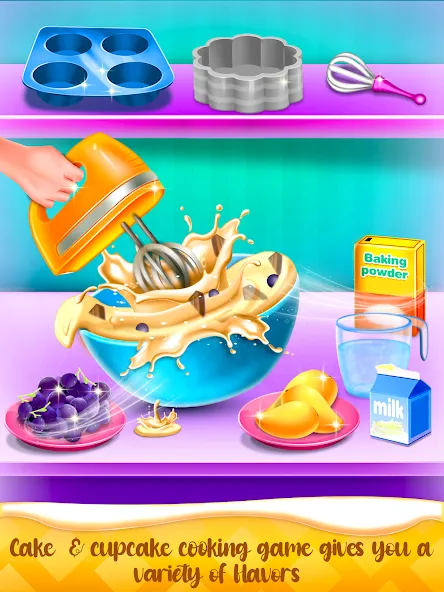 Cake Maker Cooking Cake Games (Кейк Мейкер кулинарные игры на приготовление тортов) [МОД Unlimited Money] Screenshot 4