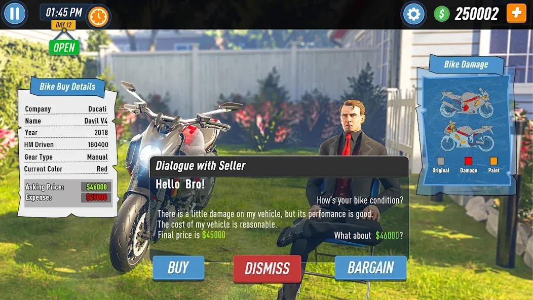 Motorcycle Dealer Bike Games [МОД Много денег] Screenshot 5