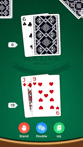 Blackjack (Блэкджек) [МОД Много монет] Screenshot 2