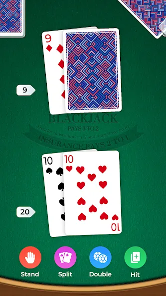 Blackjack (Блэкджек) [МОД Много монет] Screenshot 4