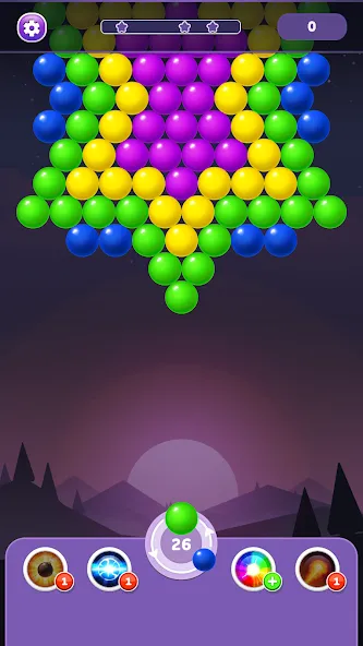 Bubble Shooter Rainbow [МОД Все открыто] Screenshot 1