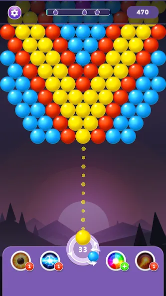 Bubble Shooter Rainbow [МОД Все открыто] Screenshot 2