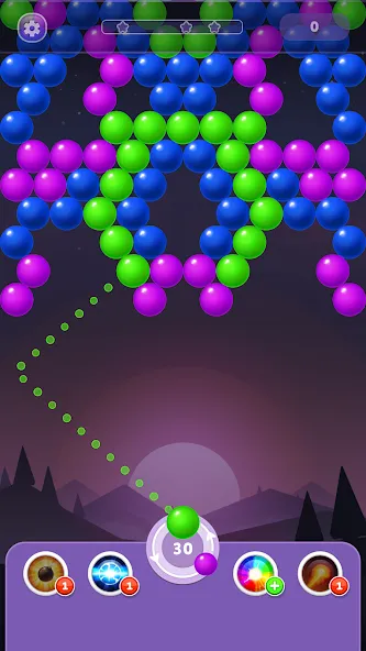Bubble Shooter Rainbow [МОД Все открыто] Screenshot 4