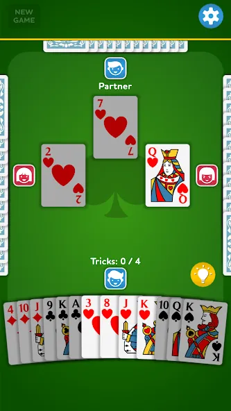 Spades - Card Game (Спейдс) [МОД Много денег] Screenshot 1