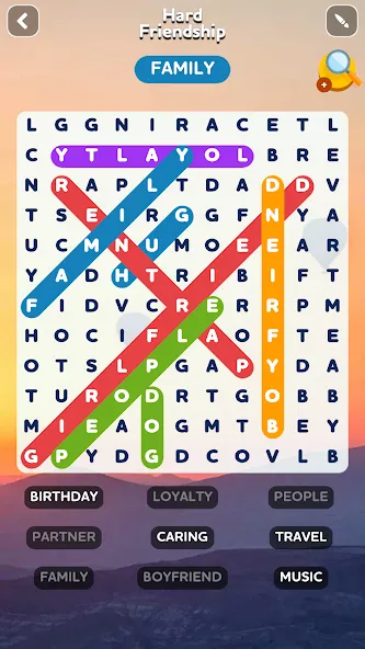 Word Search - Word Puzzle Game [МОД Menu] Screenshot 1