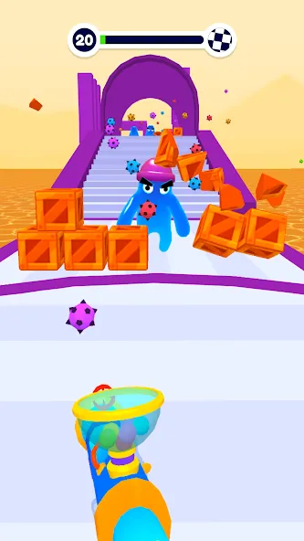 Blob Shooter 3D — Assassin Hit [МОД Mega Pack] Screenshot 2