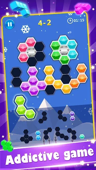 Block Gems: Block Puzzle Games (Блок драгоценные камни) [МОД Много денег] Screenshot 3