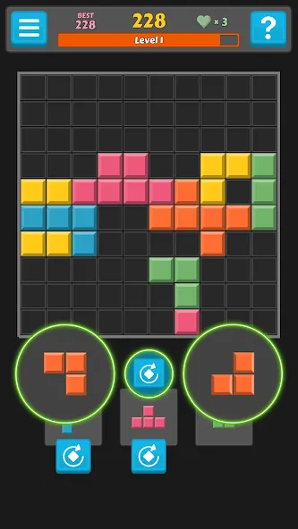 Block Buster - Hex and Square [МОД Бесконечные деньги] Screenshot 3