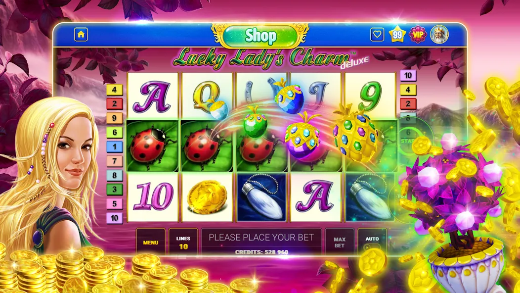 Bloom Boom Casino Slots Online (Блум Бум Казино Слоты Онлайн) [МОД Все открыто] Screenshot 3