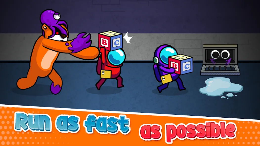 Survivor In Rainbow Monster (Сурвайвер Ин Рейнбоу Монстер) [МОД Меню] Screenshot 4