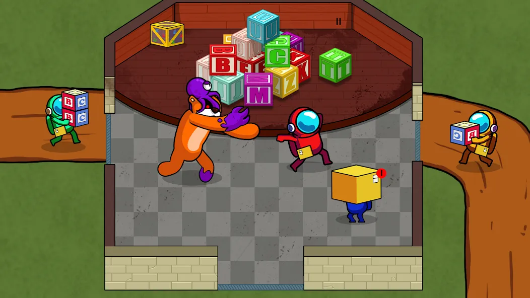 Survivor In Rainbow Monster (Сурвайвер Ин Рейнбоу Монстер) [МОД Меню] Screenshot 5