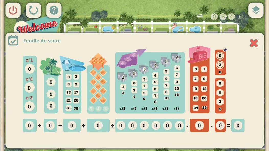 Welcome to - Scoresheet (Вэлкам то) [МОД Unlocked] Screenshot 2