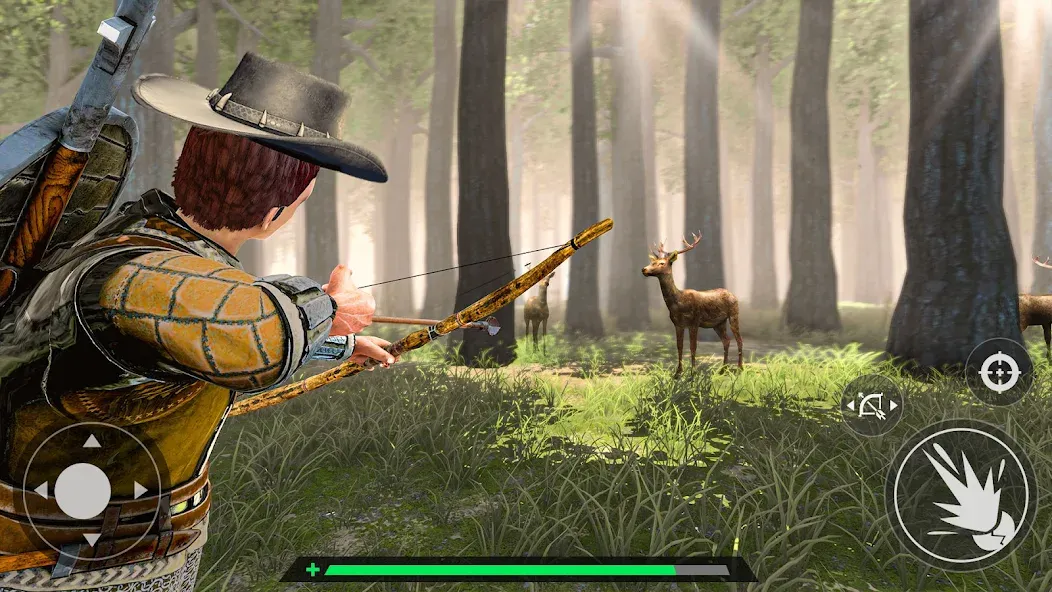 Animal Archery Hunting Games [МОД Бесконечные монеты] Screenshot 1
