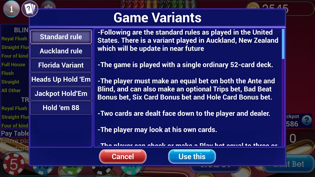 Ultimate Poker Texas Holdem (Ультимейт Покер Техасский Холдем) [МОД Меню] Screenshot 2