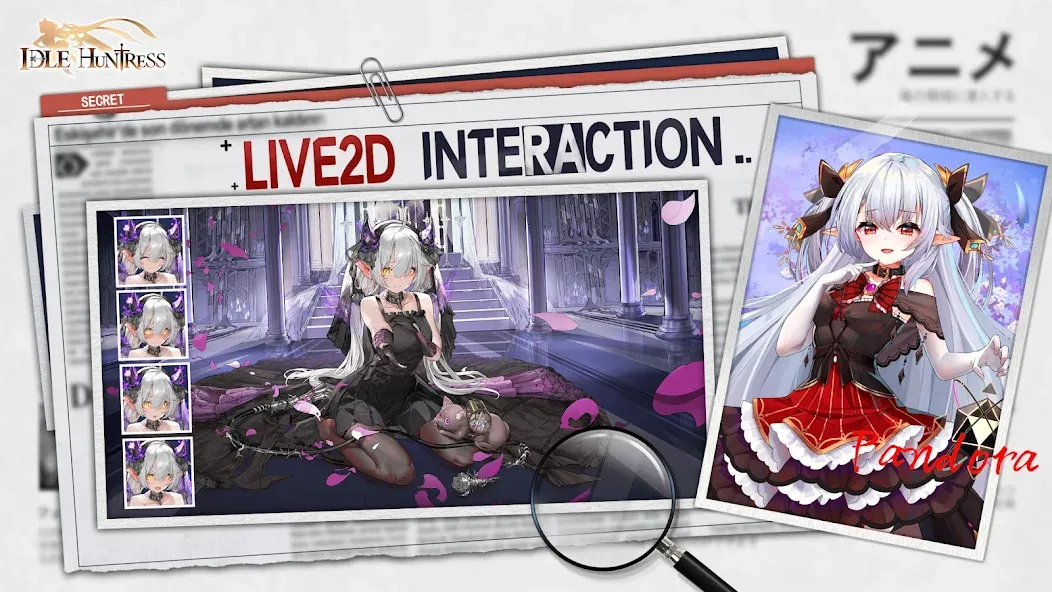 Idle Huntress: Girl's Land EU (Айдл Хантресс) [МОД Меню] Screenshot 4