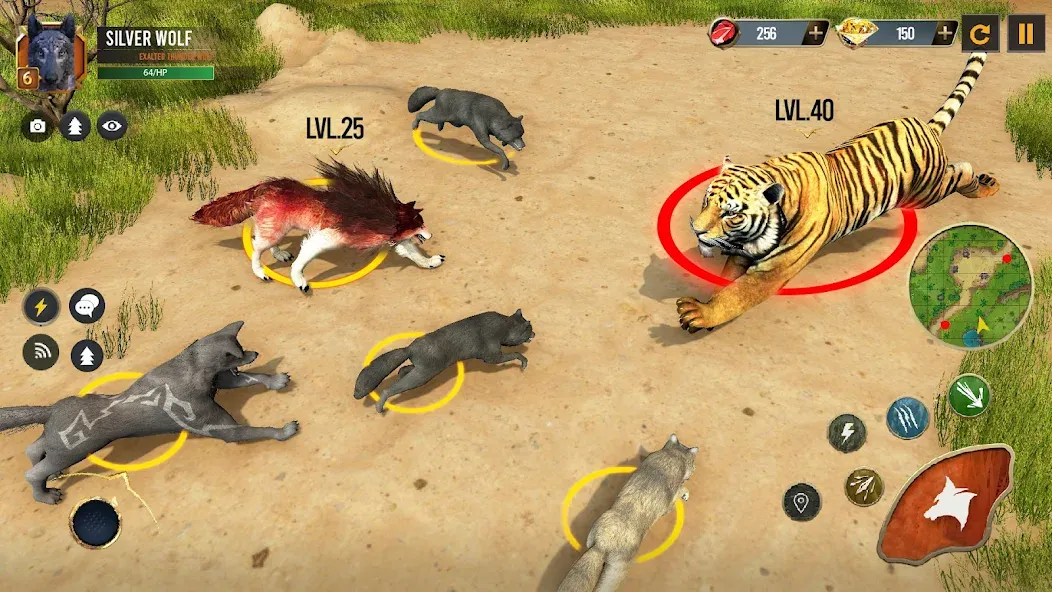 Wild Wolf Simulator Wolf Games [МОД Бесконечные деньги] Screenshot 4