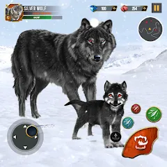 Взлом Wild Wolf Simulator Wolf Games  [МОД Бесконечные деньги]