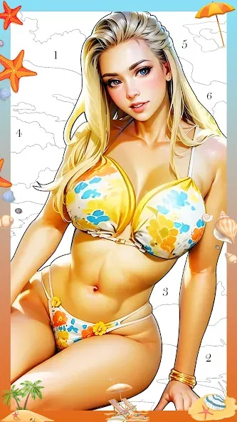 Holiday Relax Coloring Games [МОД Menu] Screenshot 1