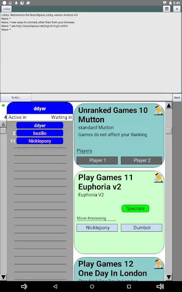 Boardspace.net [МОД Бесконечные деньги] Screenshot 2