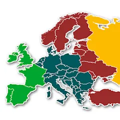 Скачать взломанную Europe Map Quiz - European Cou  [МОД Бесконечные деньги]