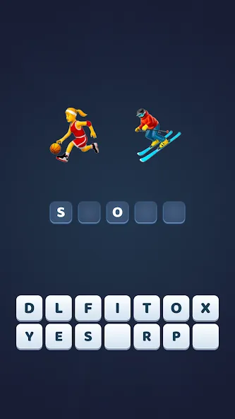 Emoji Quiz - Word game (Имоджи Квиз) [МОД Много монет] Screenshot 4