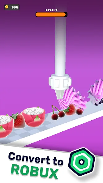 Topping Cream Robux Roblominer (Топпинг Крем Робукс Робломайнер) [МОД Бесконечные монеты] Screenshot 1