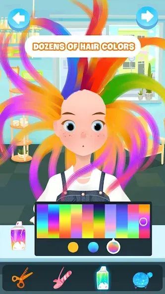 Hair salon games : Hairdresser [МОД Все открыто] Screenshot 1