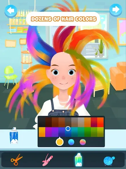 Hair salon games : Hairdresser [МОД Все открыто] Screenshot 5