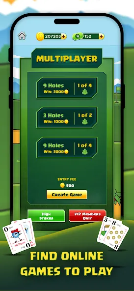 Play Nine: Golf Card Game (Плей Найн) [МОД Unlimited Money] Screenshot 3