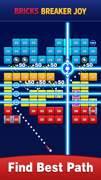 Bricks Breaker Joy (Брикс Брейкер Джой) [МОД Все открыто] Screenshot 4