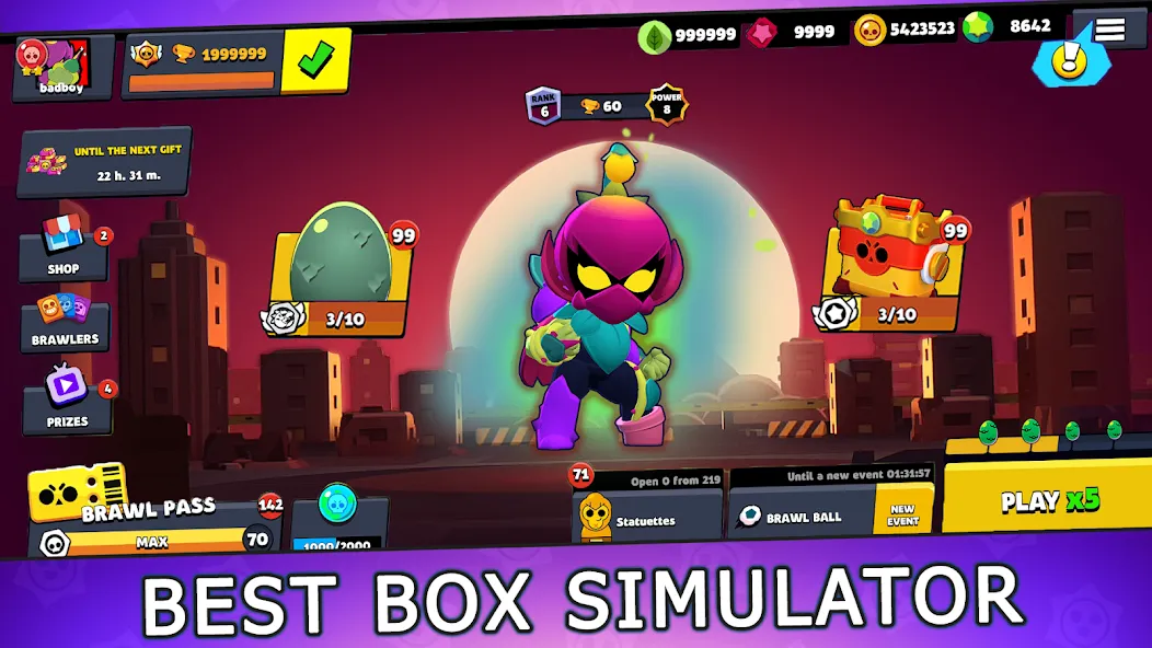 Box Simulator for Brawl Stars [МОД Unlimited Money] Screenshot 1