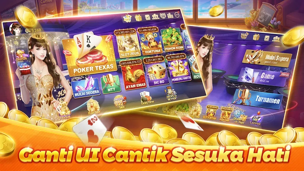 Poker Texas Boyaa (Покер Техас Бояа) [МОД Unlocked] Screenshot 1