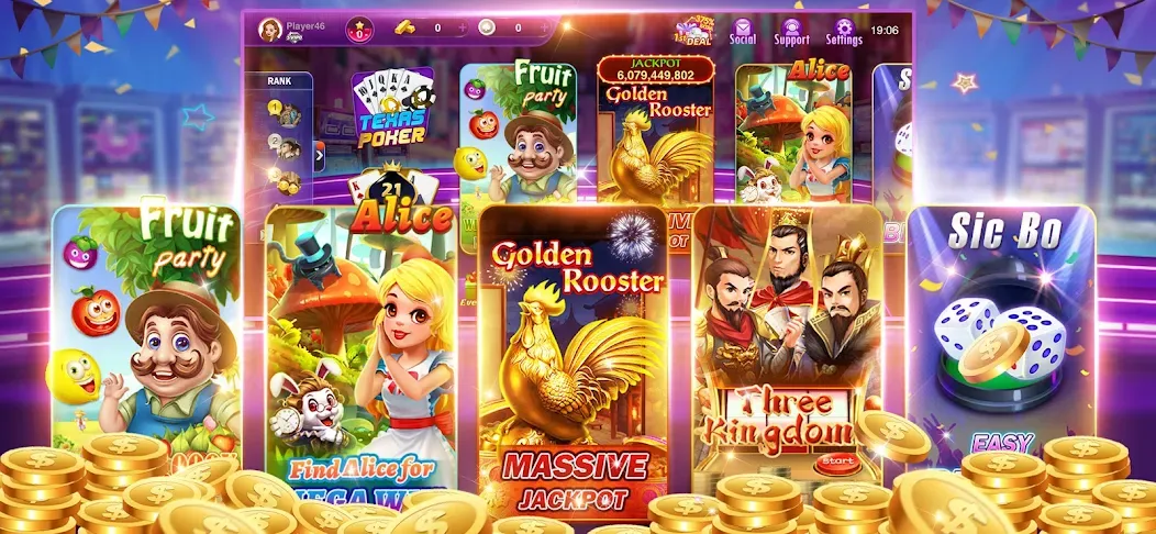Happy Poker Slots (Хэппи Покер Слоты) [МОД Unlocked] Screenshot 3