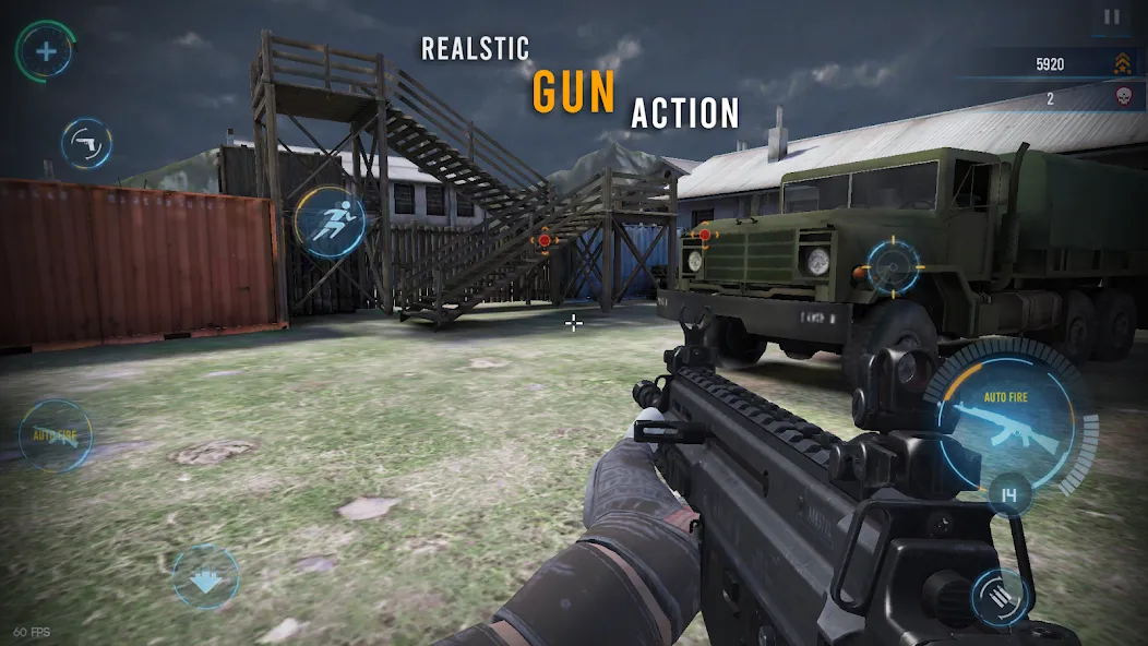 Black Commando : War Game (Блэк Коммандо) [МОД Много денег] Screenshot 1