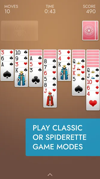 Spider Solitaire [МОД Menu] Screenshot 5