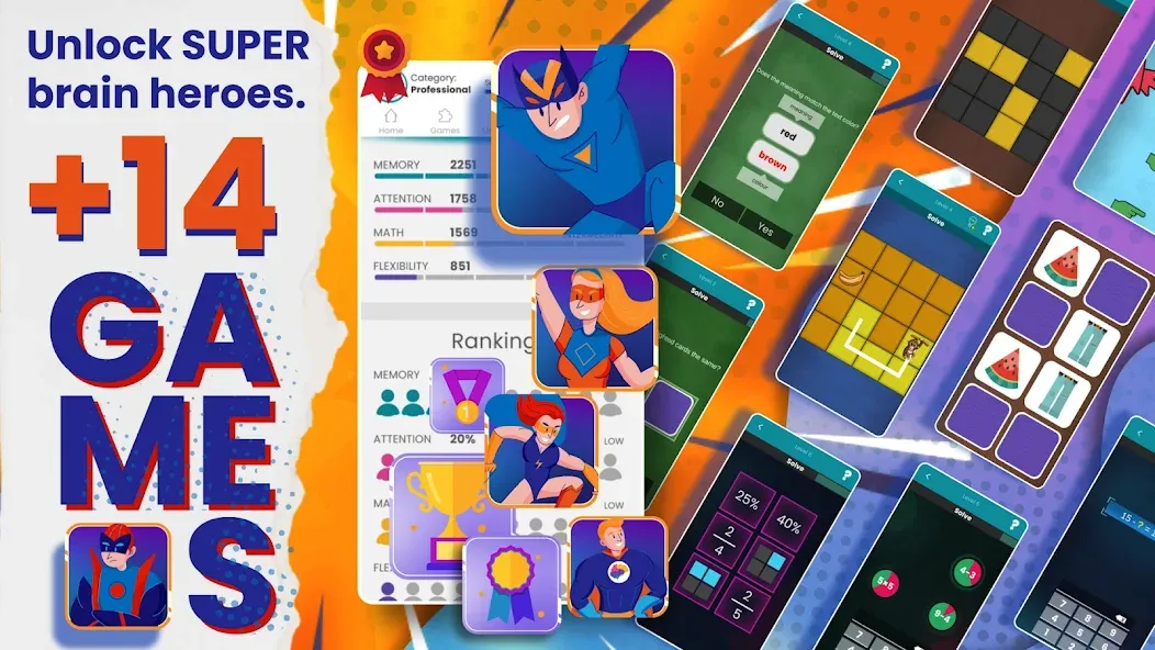 Brain Power - Working memory [МОД Menu] Screenshot 2