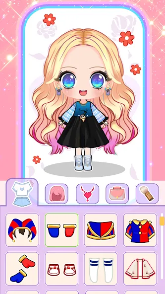 Doll Dress Up: Makeup Games (Долл Дресс Ап) [МОД Unlimited Money] Screenshot 1