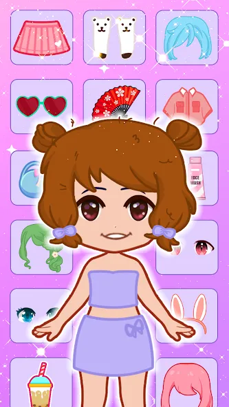 Doll Dress Up: Makeup Games (Долл Дресс Ап) [МОД Unlimited Money] Screenshot 2