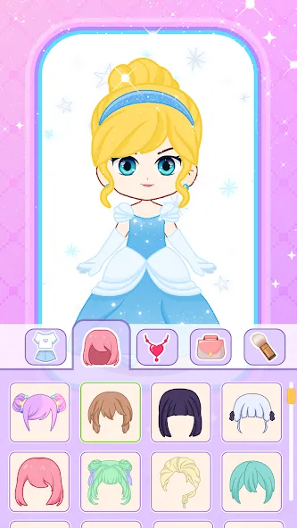 Doll Dress Up: Makeup Games (Долл Дресс Ап) [МОД Unlimited Money] Screenshot 4